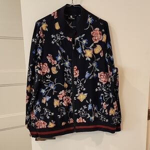 P2P 24.5" Love & Legend Navy Floral Jacket